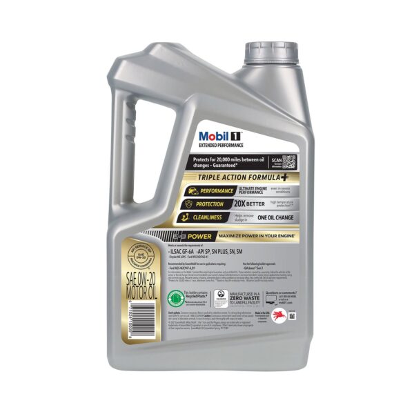 Mobil 1 Extended Performance Full Synthetic Motor Oil – Image 2