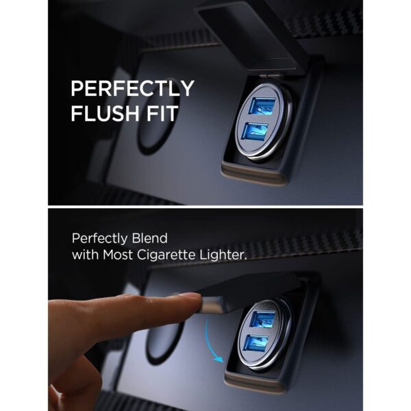 Car Charger, AINOPE Smallest 4.8A – Image 3